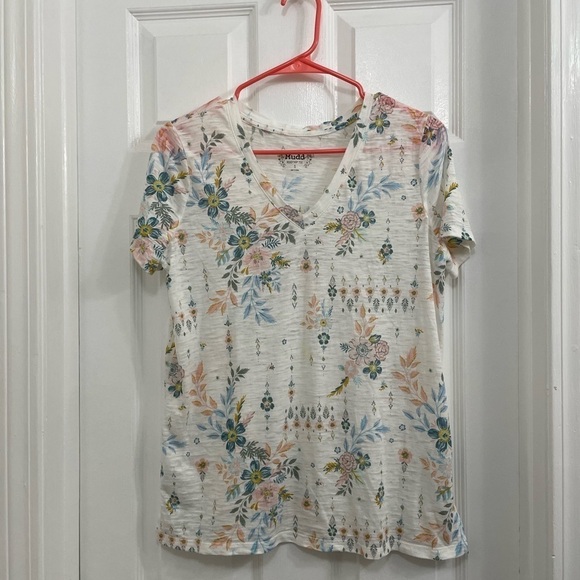 Mudd Floral Print Shirt Size Small - Picture 2 of 8
